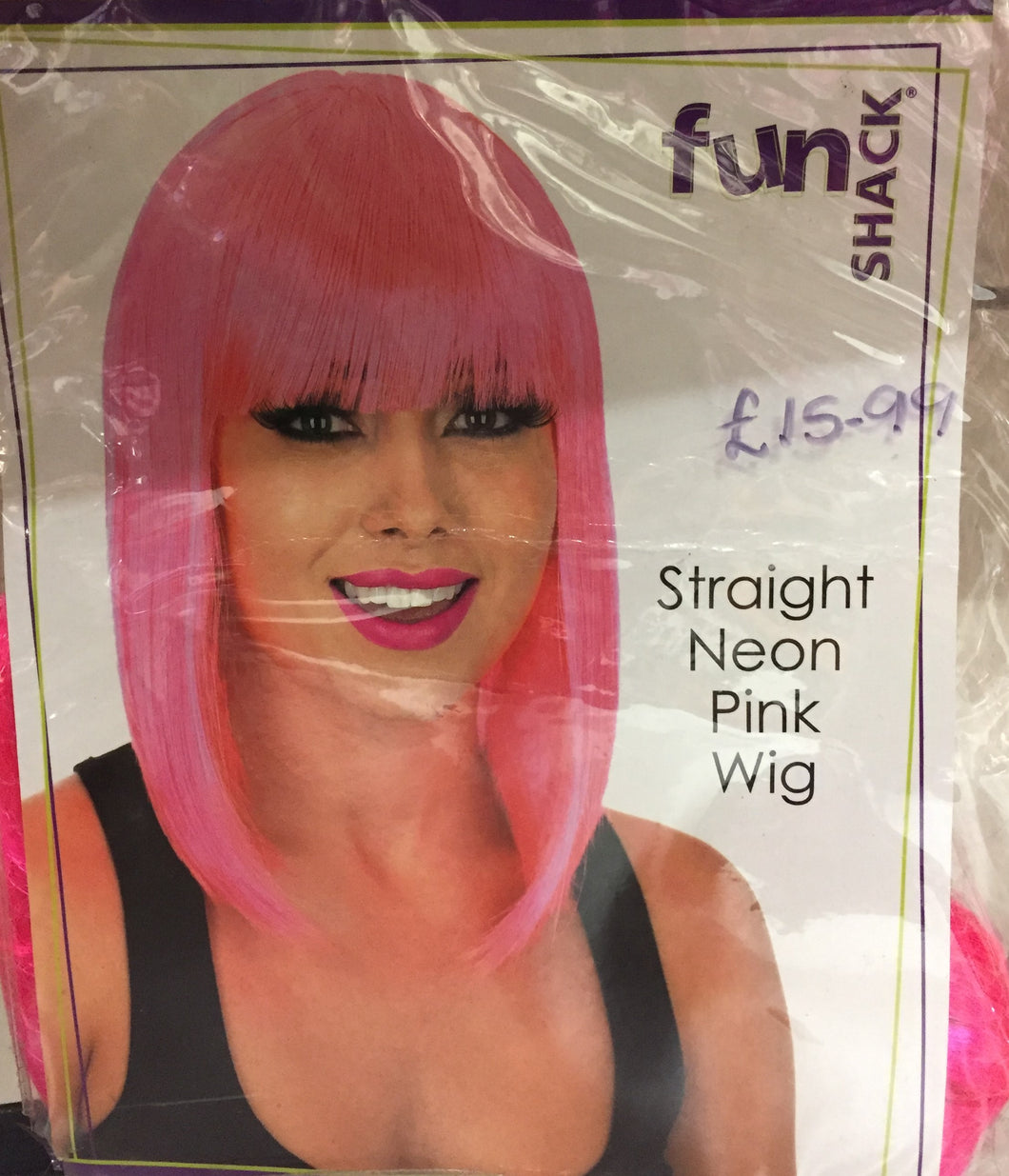 Straight Pink Wig