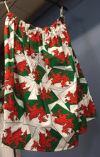 Load image into Gallery viewer, Ladies Welsh Skirt with Dragon Print
