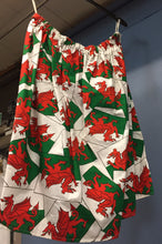 Load image into Gallery viewer, Ladies Welsh Skirt with Dragon Print
