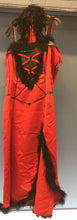 Load image into Gallery viewer, Ladies Red Dress with Feather Boa &amp; Gloves

