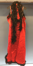 Load image into Gallery viewer, Ladies Red Dress with Feather Boa &amp; Gloves
