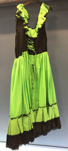 Load image into Gallery viewer, Green &amp; Black Ladies Gown
