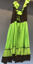 Load image into Gallery viewer, Green &amp; Black Ladies Gown

