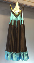 Load image into Gallery viewer, Ladies Blue &amp; Black Gown with Hairband
