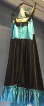 Load image into Gallery viewer, Ladies Blue &amp; Black Gown with Hairband
