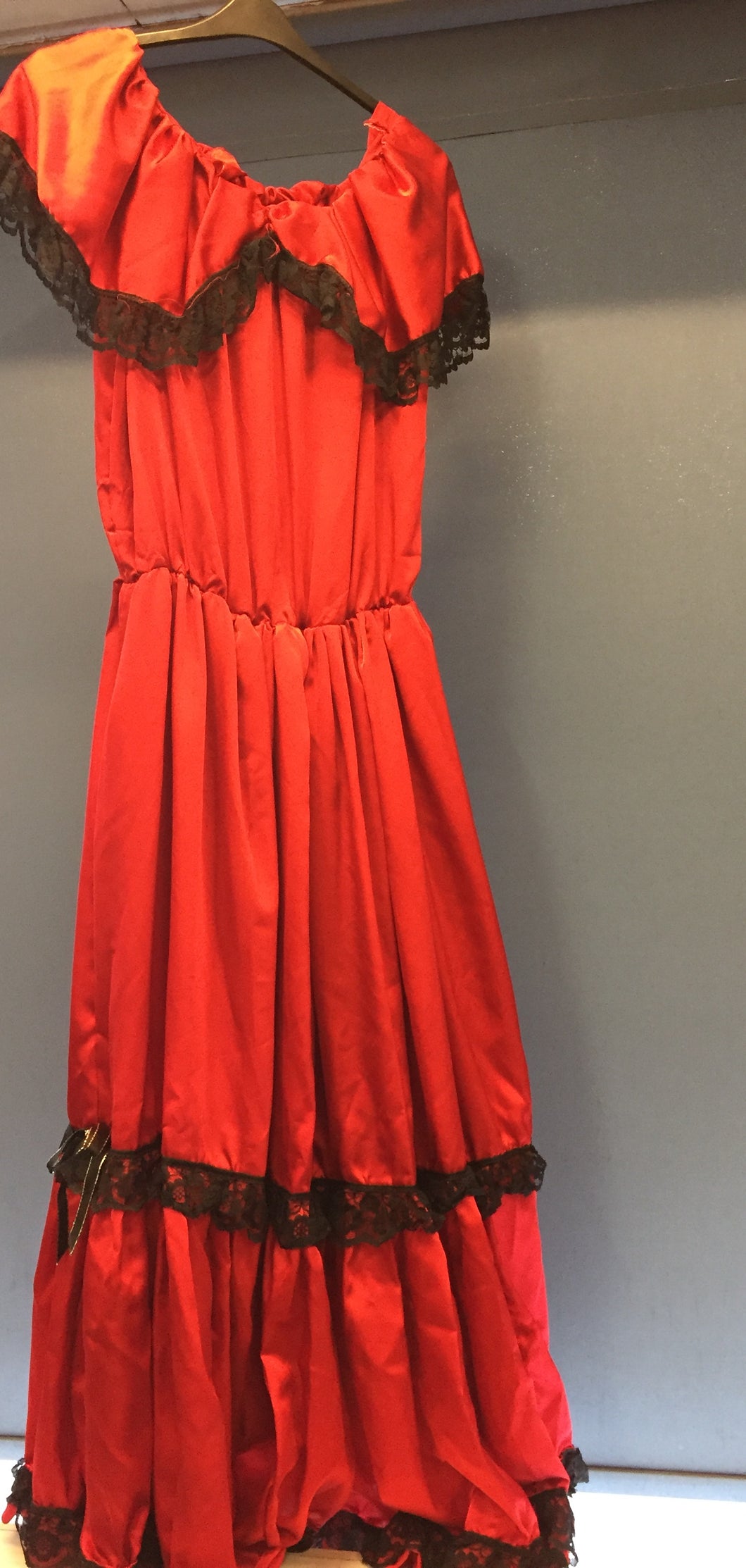 Ladies Handmade Red Dress