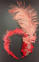 Load image into Gallery viewer, Pink Dress with Feather hairband
