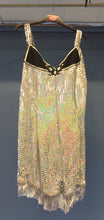 Load image into Gallery viewer, Silver Sequin Dress - Handmade
