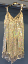 Load image into Gallery viewer, Silver Sequin Dress - Handmade
