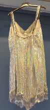 Load image into Gallery viewer, Silver Sequin Dress - Handmade
