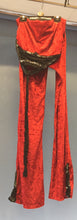Load image into Gallery viewer, Ladies Red Velvet Jumpsuit
