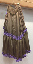 Load image into Gallery viewer, Ladies Black &amp; Purple Ruffled Skirt
