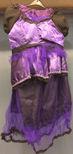 Load image into Gallery viewer, Ladies Purple &amp; Black Top &amp; Skirt 2 Piece Costume
