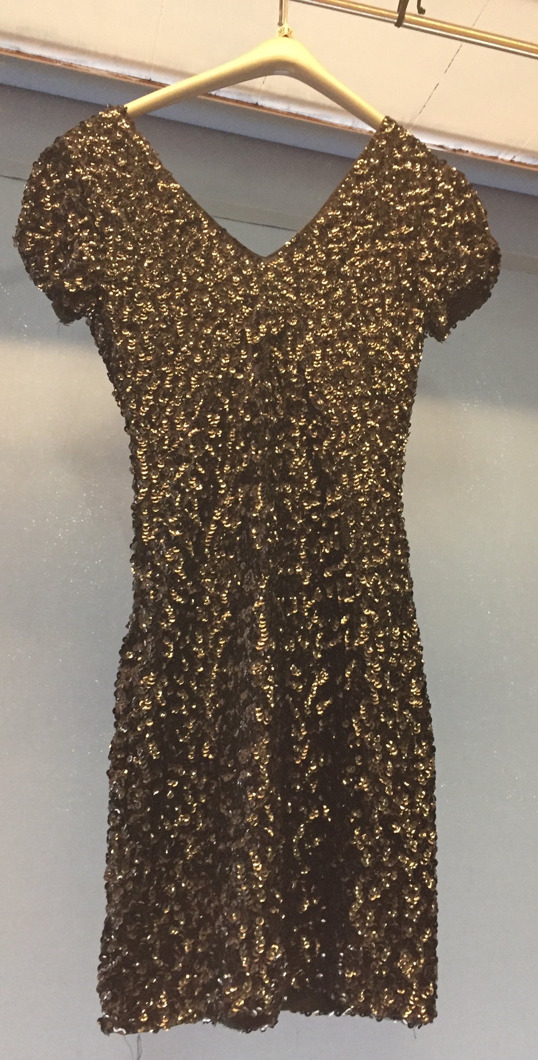Ladies Black Sequin Dress