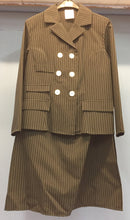 Load image into Gallery viewer, Ladies 2 Piece Gangster Girl Costume - Pinstripe Jacket &amp; Skirt set
