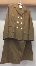 Load image into Gallery viewer, Ladies 2 Piece Gangster Girl Costume - Pinstripe Jacket &amp; Skirt set
