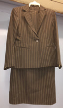 Load image into Gallery viewer, Ladies 2 Piece Pinstripe Jacket and Dress Set
