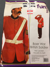 Load image into Gallery viewer, Fun Shack Adult Boer War British Soldier Costume
