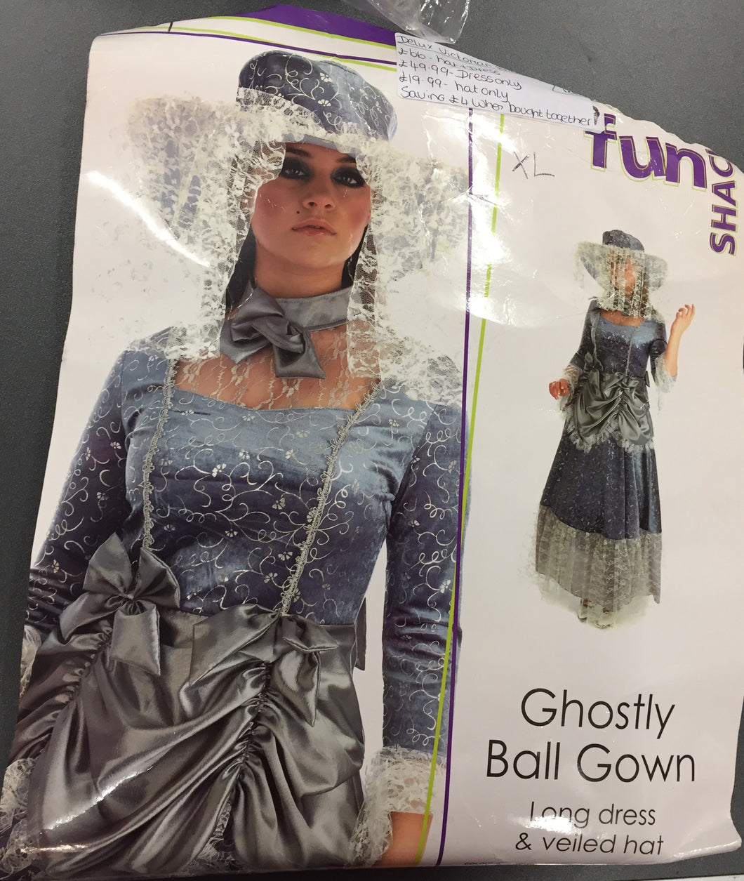 Adult Ghostly Ball Gown Costume