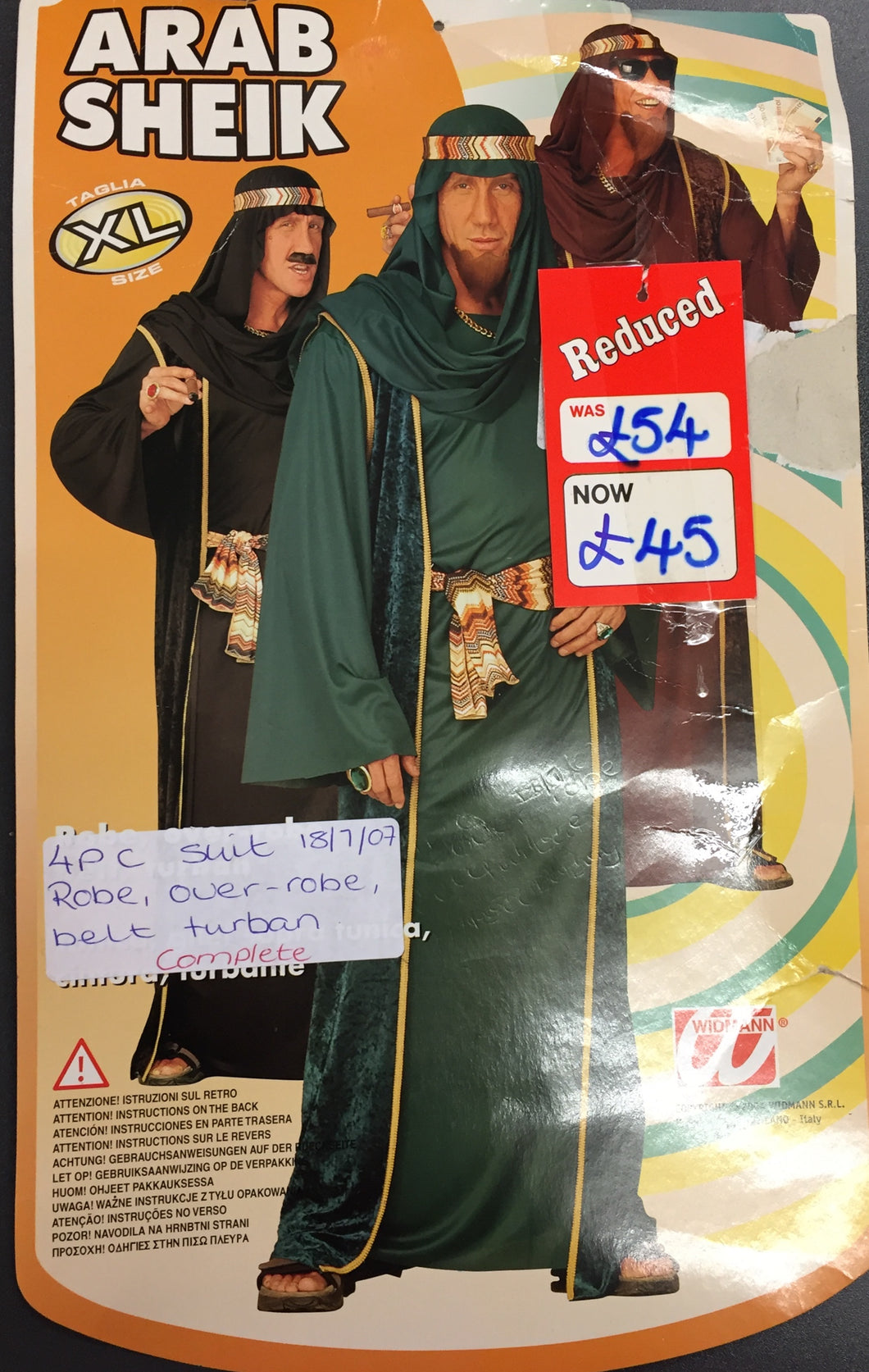 Adult Arab Sheik Costume