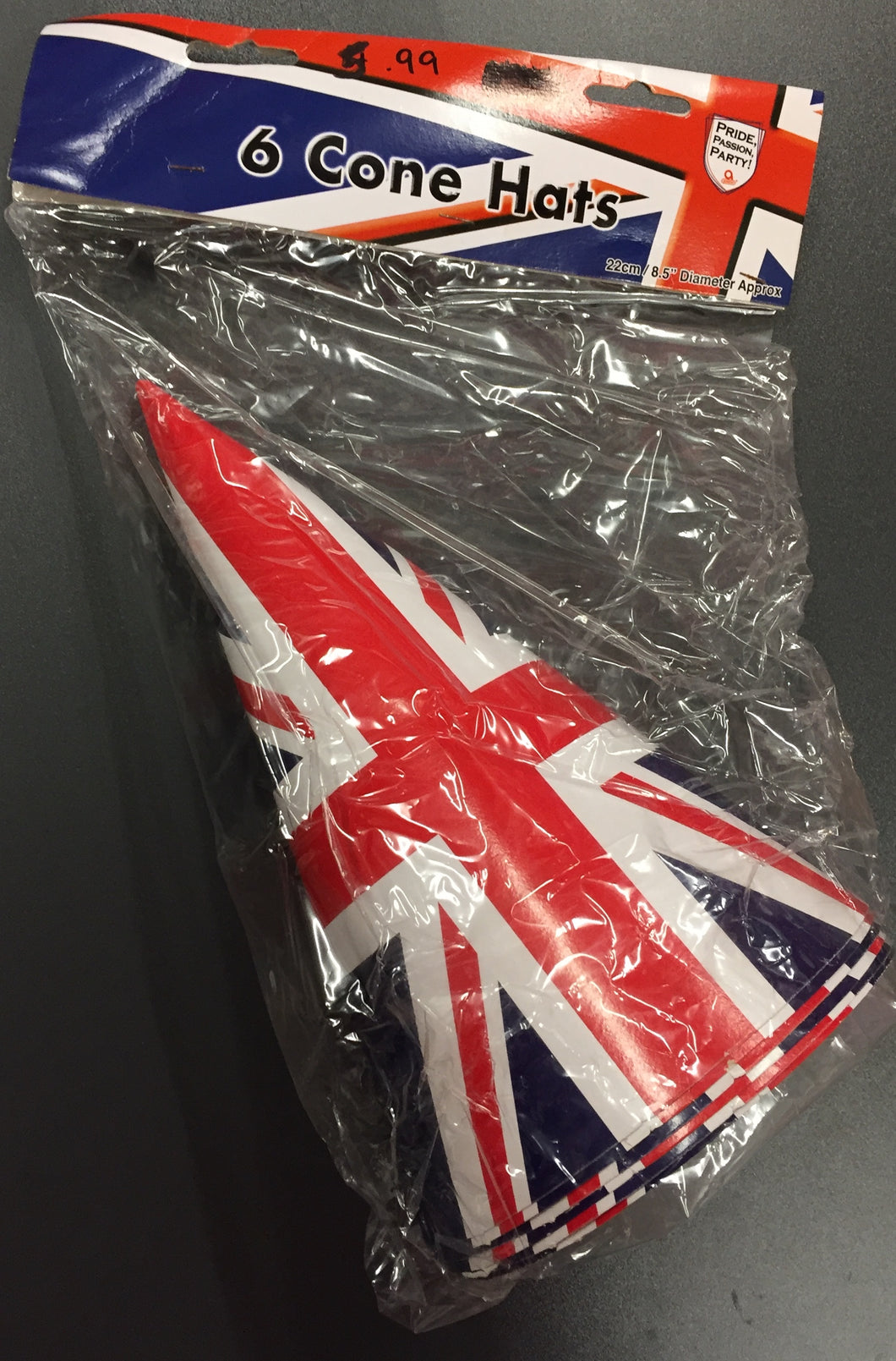 Union Jack Party Hats - Queens Jubilee 2022