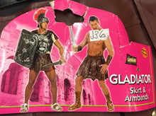 Load image into Gallery viewer, Widmann Adult Gladiator skirt &amp; armbands
