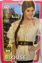 Load image into Gallery viewer, Widmann Ladies Blouse - Gypsy/Wench/Pirate costumes, size medium
