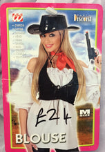 Load image into Gallery viewer, Widmann Ladies Cowgirl Blouse, size medium
