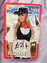 Load image into Gallery viewer, Widmann Ladies Cowgirl Blouse, size medium
