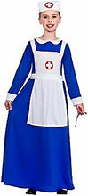 Load image into Gallery viewer, Wicked Costumes Girls Wartime Nurse Fancy Dress
