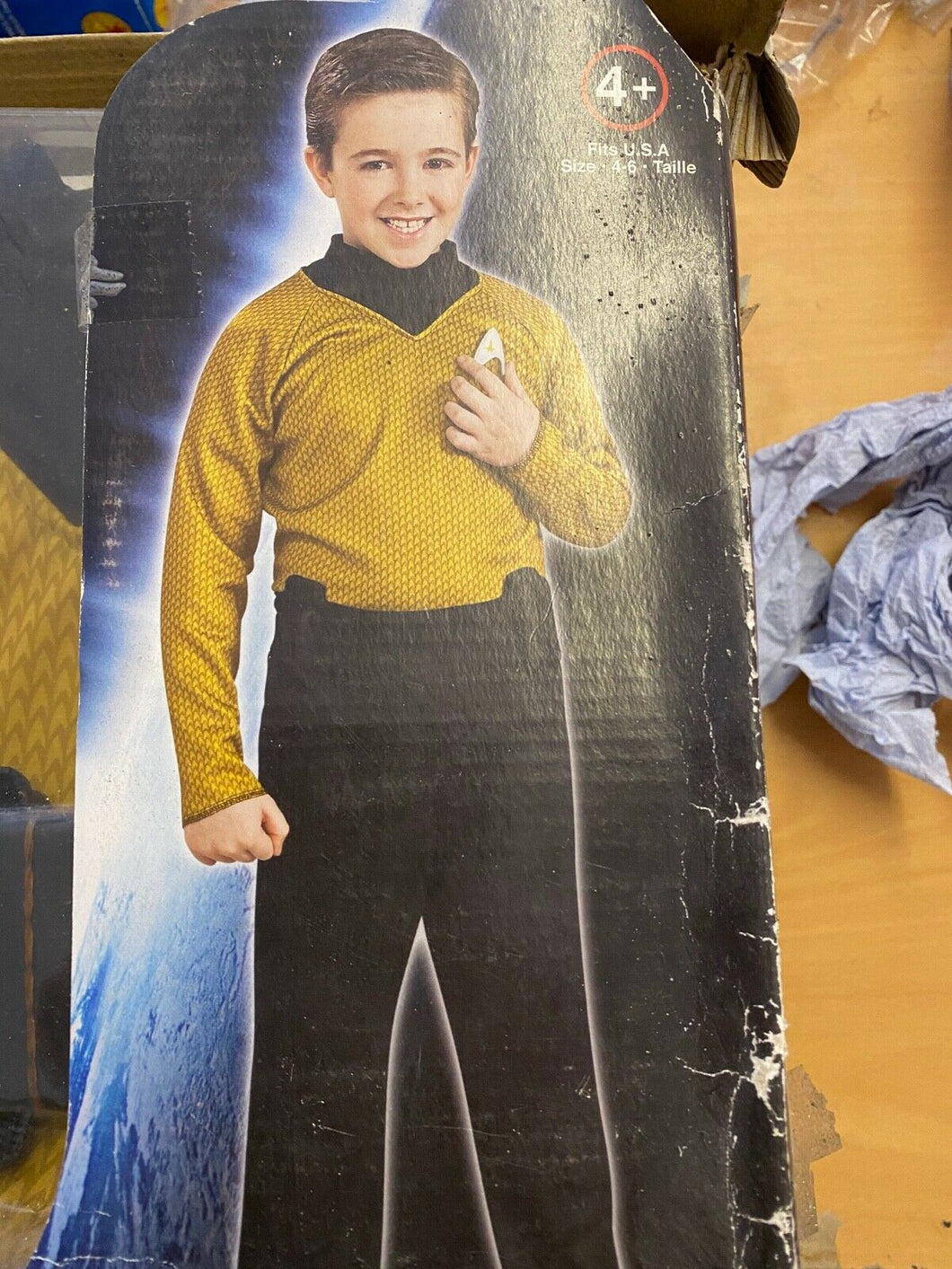 Boys Captain Kirk Star Trek Costume