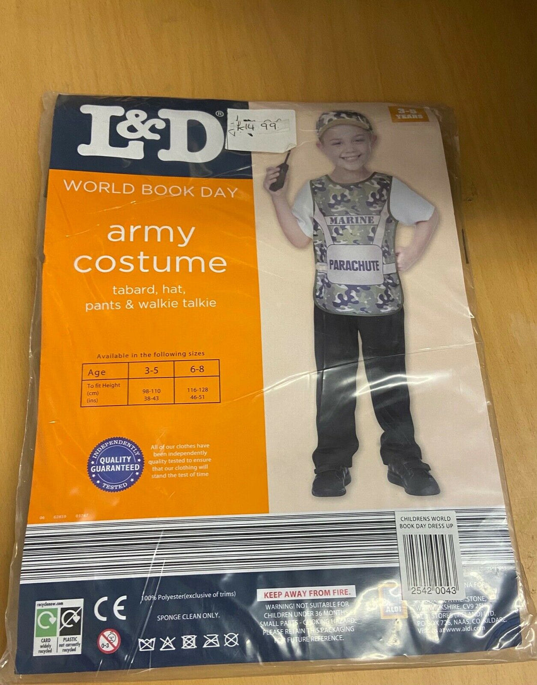 Boys Army Costume