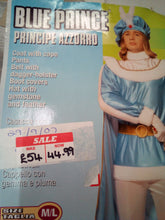 Load image into Gallery viewer, Widmann Adult Blue Prince Costume
