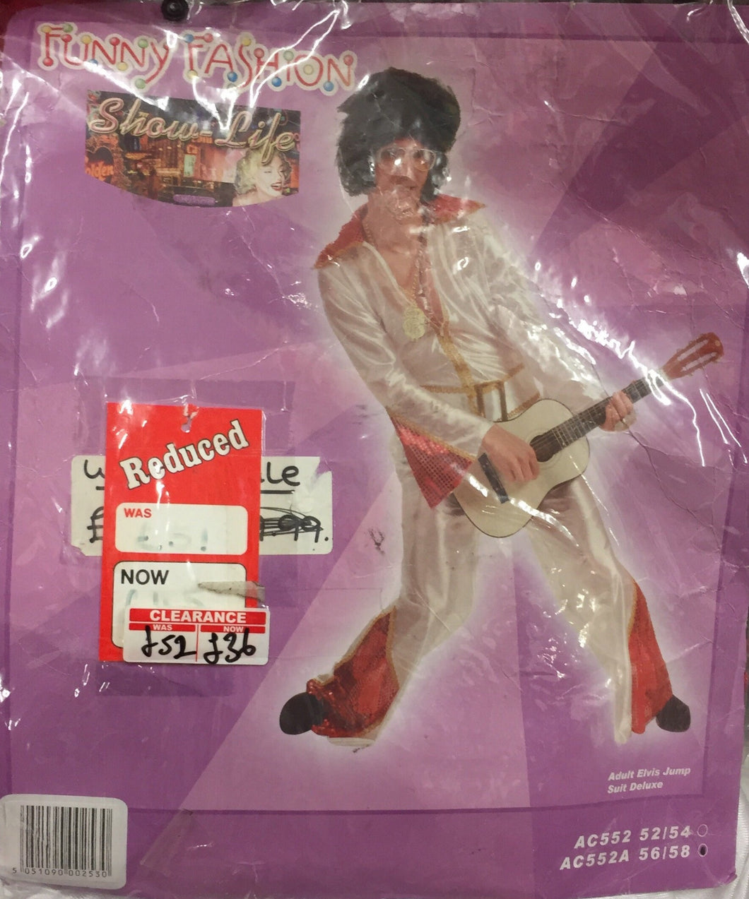 Funny Fashion Adult Elvis Costume