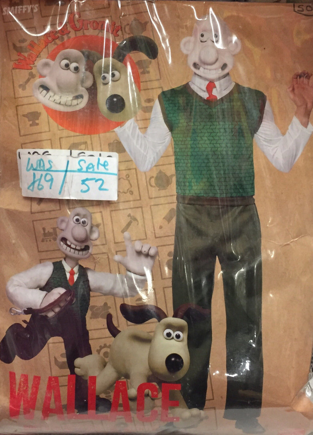 Smiffy's Adult Wallce & Gromit - Wallace Costume