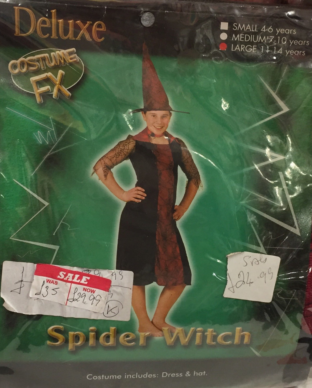 Deluxe Spider Witch Child's Costume