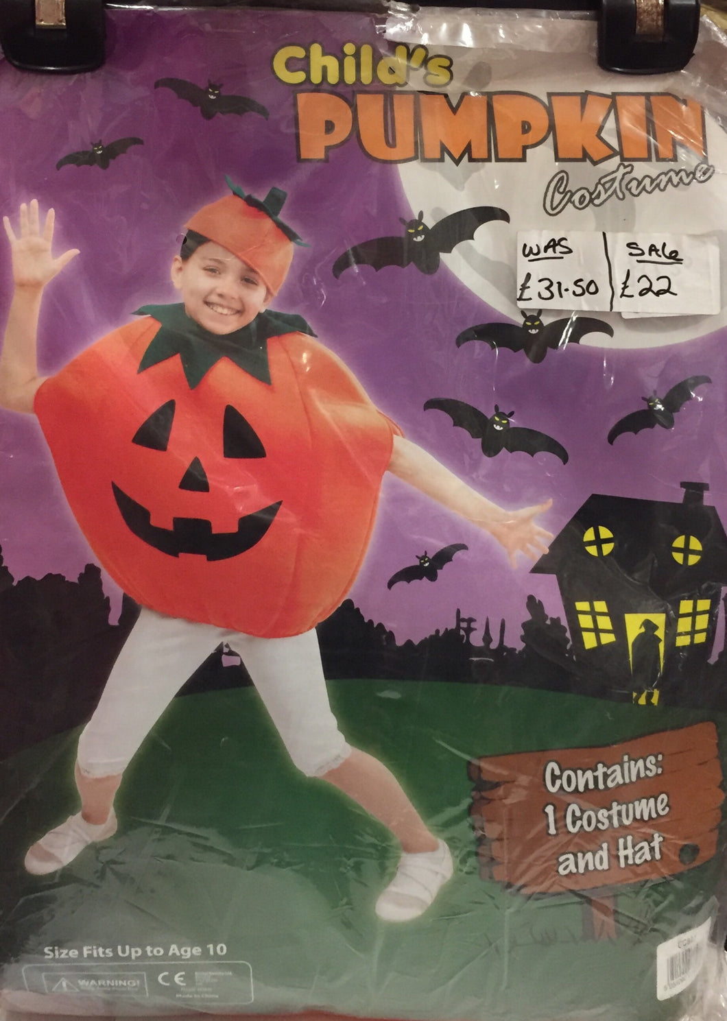 Bristol Novelty Child's Padded Pumpkin Costume