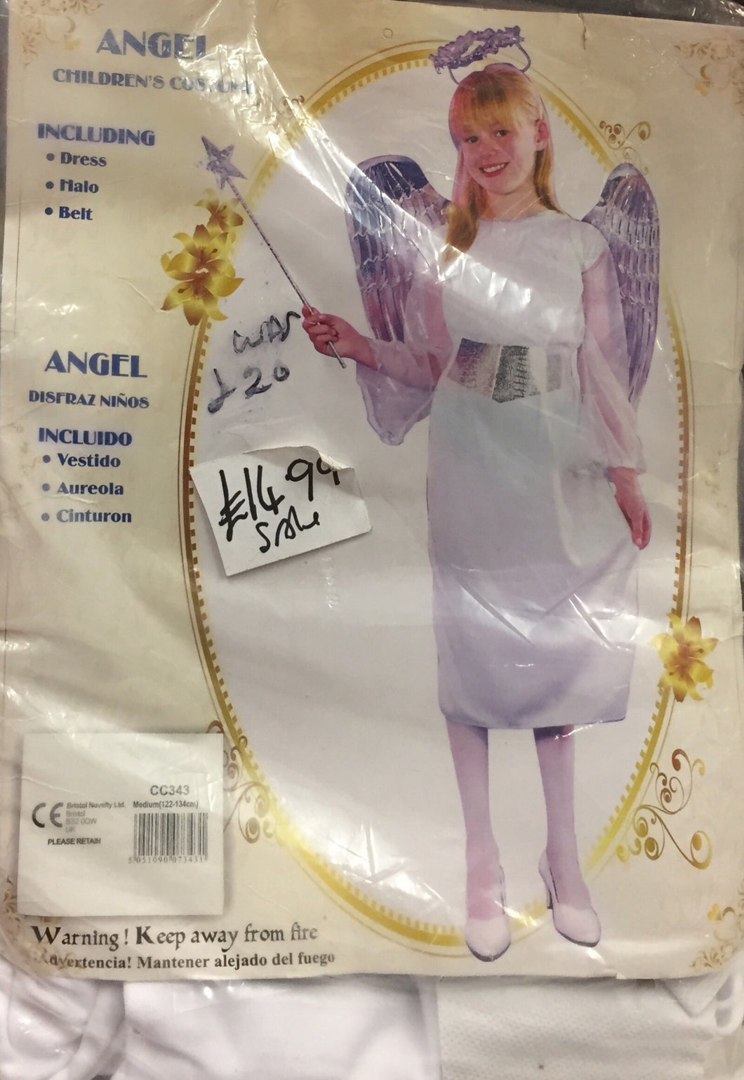 Bristol Novelty Angel Costume