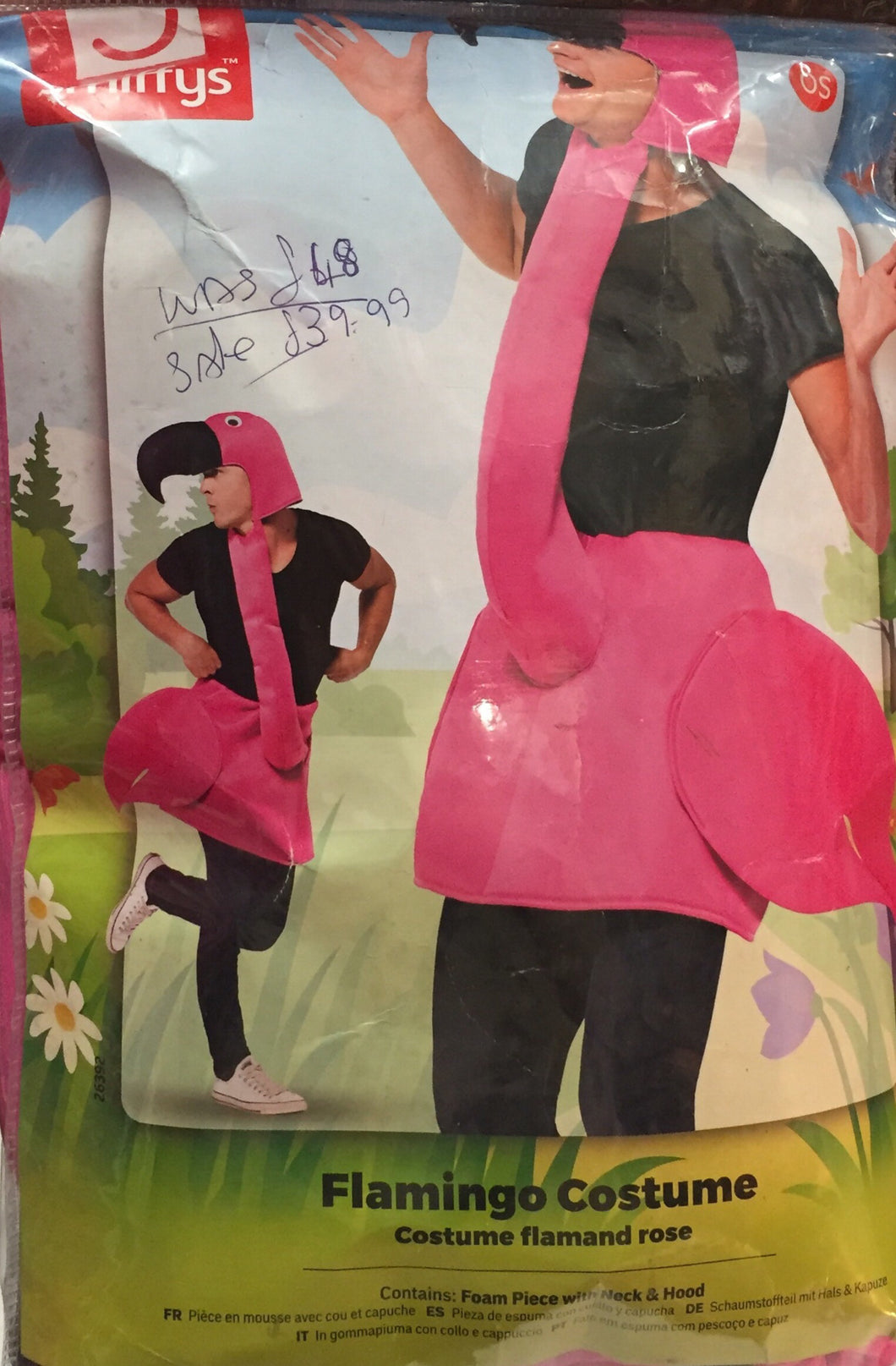 Smiffy's Adult Flamingo costume