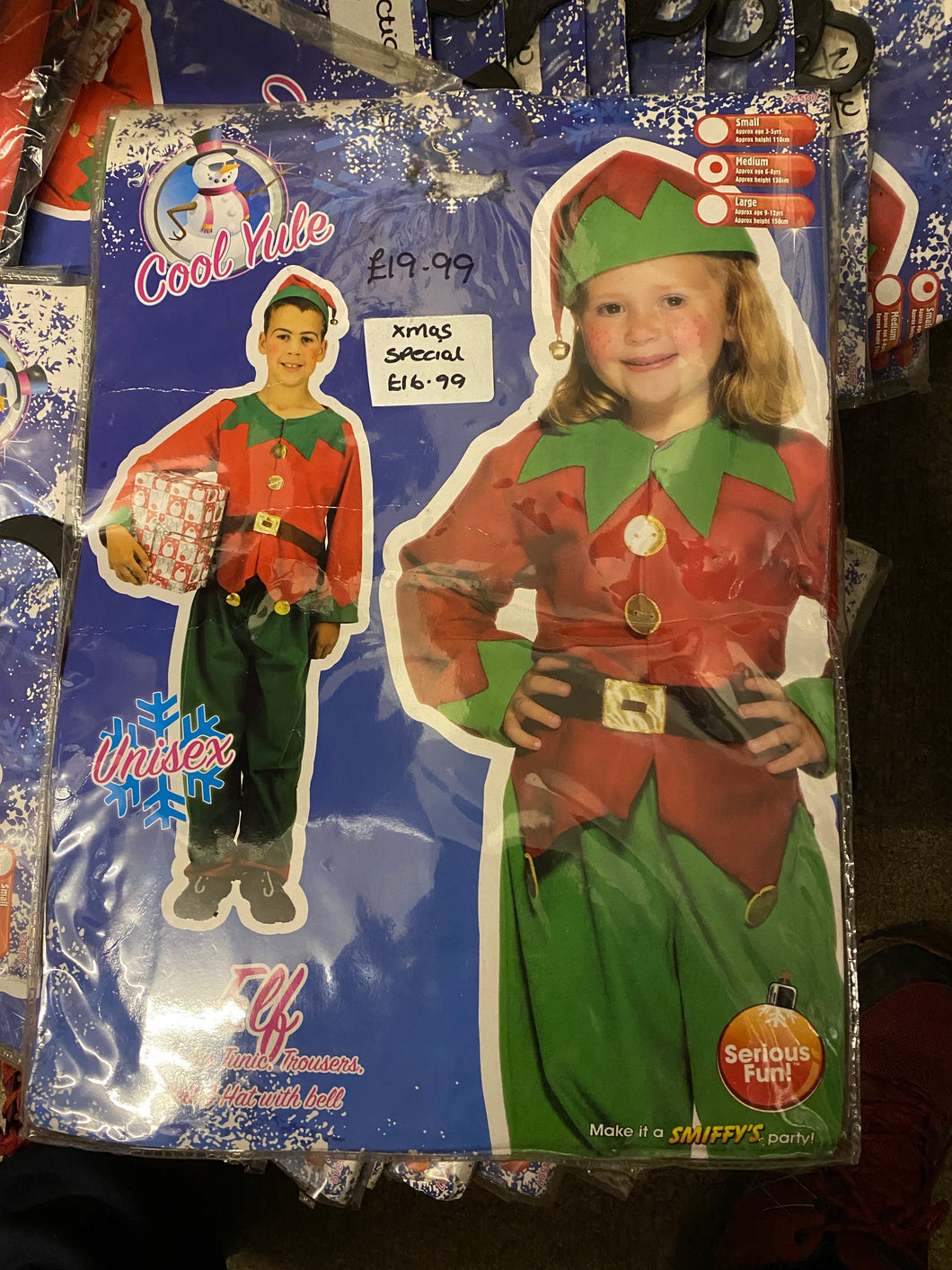 Elf Costume Child Smiffys